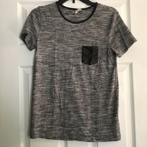 PINK gray tee shirt